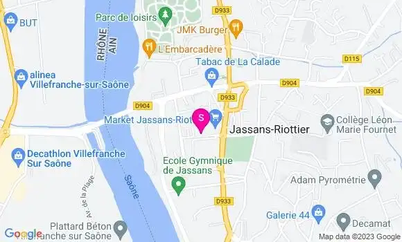 Localisation Carrefour Market