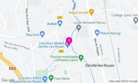 Localisation Carrefour Market