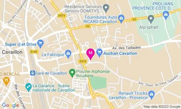 Localisation Station Auchan