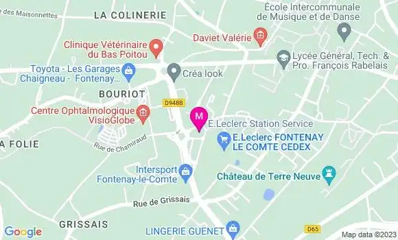 Localisation Station Leclerc