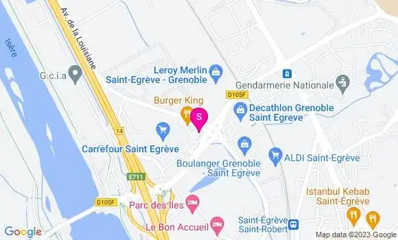 Localisation Station Carrefour