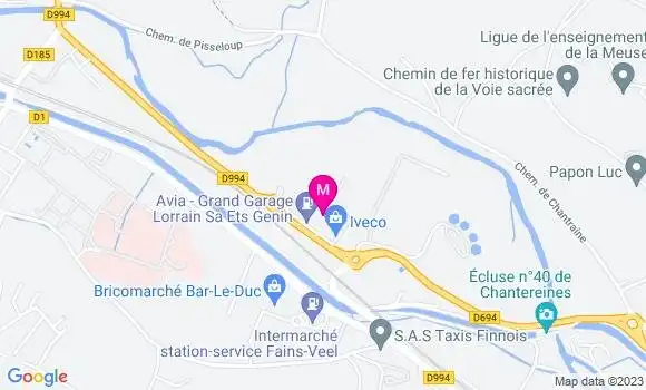 Localisation Grand Garage Lorrain
