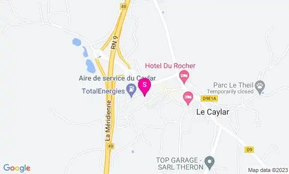 Localisation Relais du Caylar