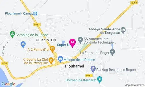 Localisation Super U