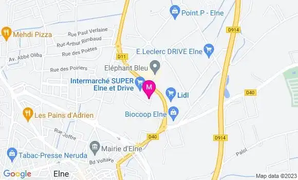 Localisation Intermarché Station