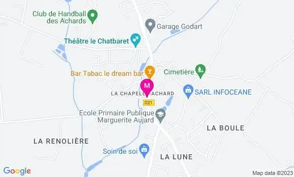 Localisation Station des Achards