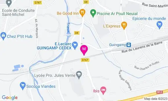 Localisation Station Leclerc