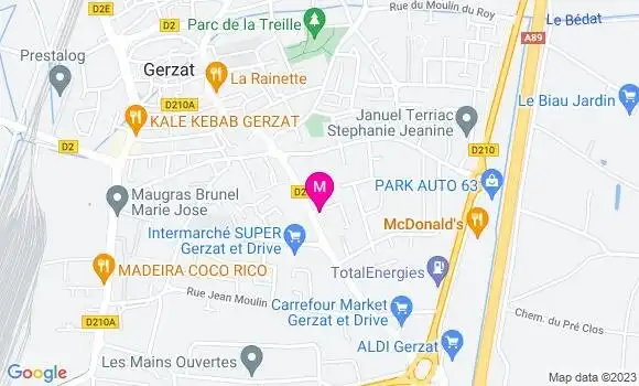Localisation Intermarché Station