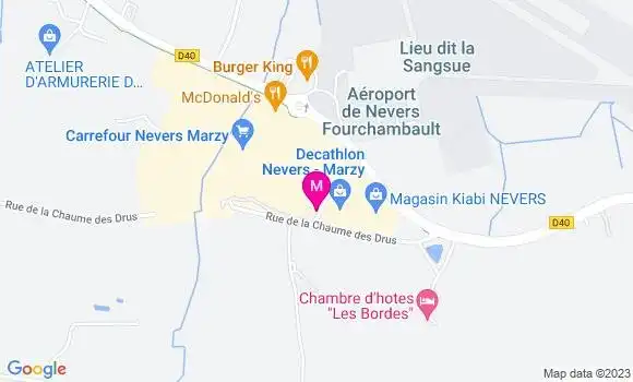 Localisation Station Carrefour