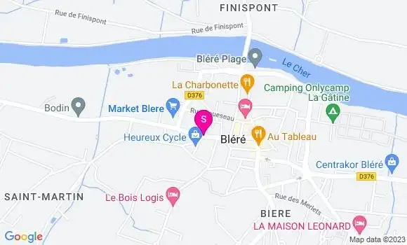 Localisation Station Carrefour