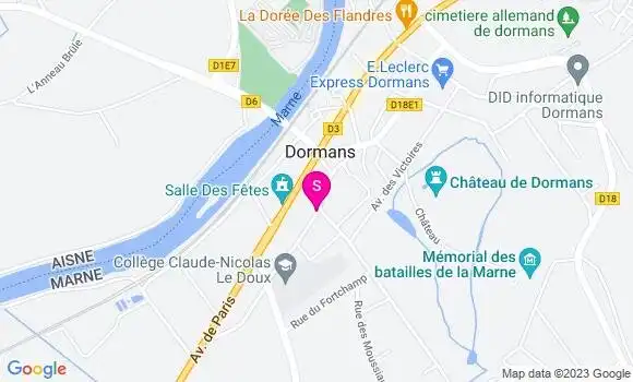 Localisation Carrefour Market
