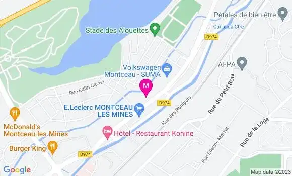 Localisation Station Leclerc