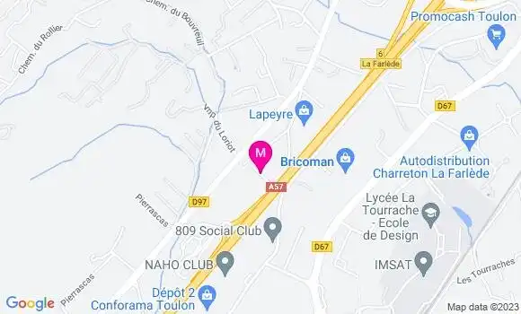 Localisation Station Eni