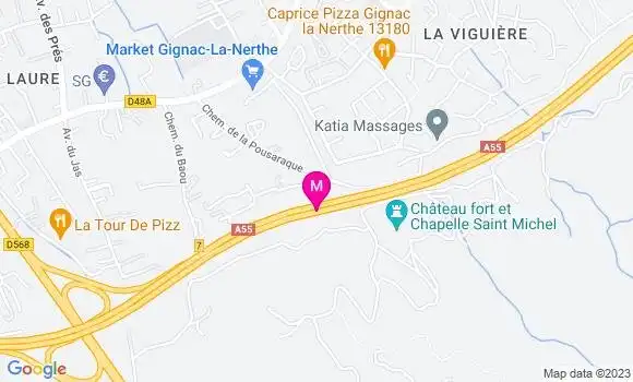 Localisation Station Eni