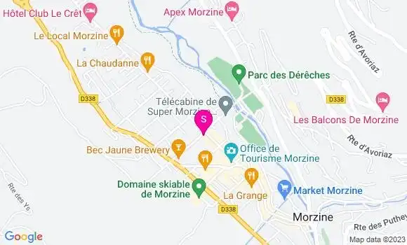 Localisation Le Relais du Pleney