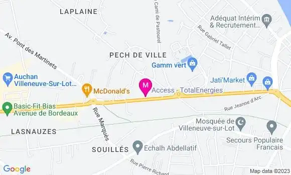 Localisation Access TotalEnergies