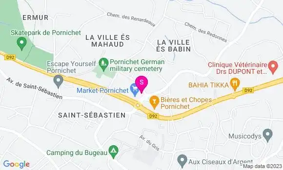 Localisation Carrefour Market