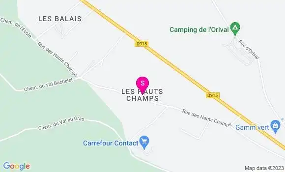 Localisation Carrefour Contact