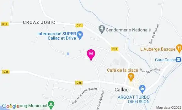 Localisation Intermarché Station