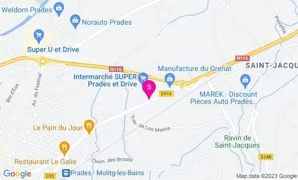 Localisation Intermarché Station