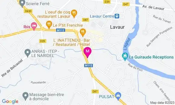 Localisation Station Eni