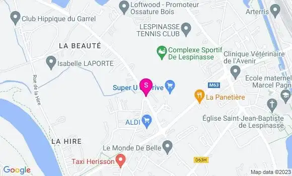 Localisation Super U