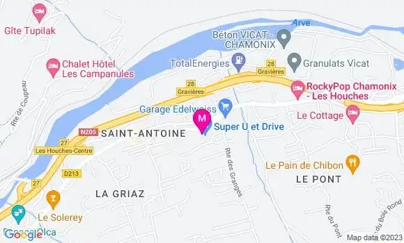 Localisation Super U