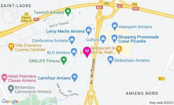 Localisation Station Carrefour