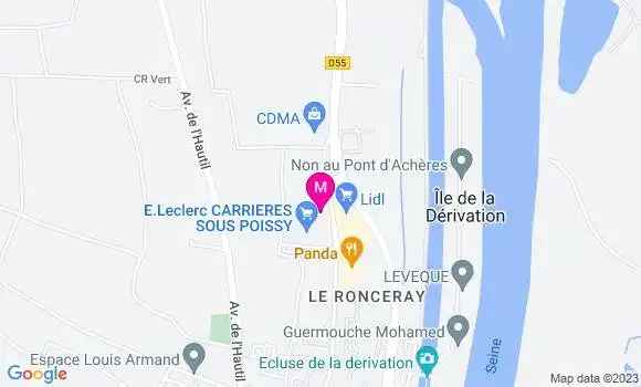 Localisation Station Leclerc