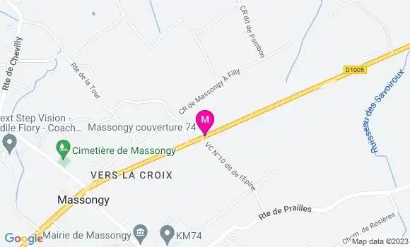 Localisation Carrefour Market