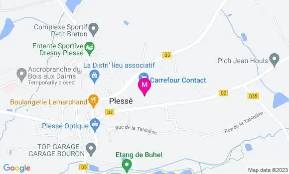 Localisation Carrefour Contact