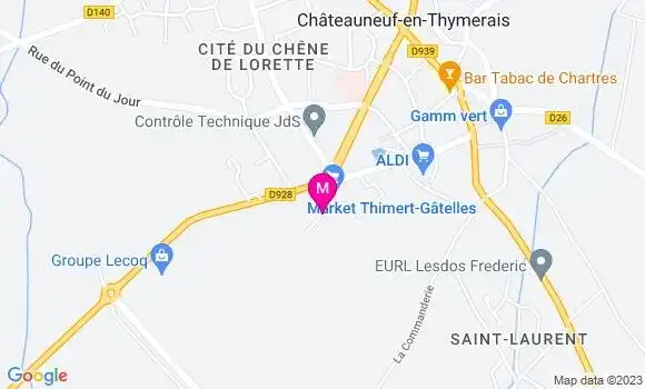 Localisation Carrefour Market