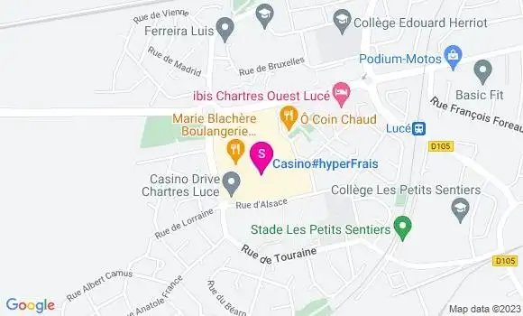 Localisation Géant Casino
