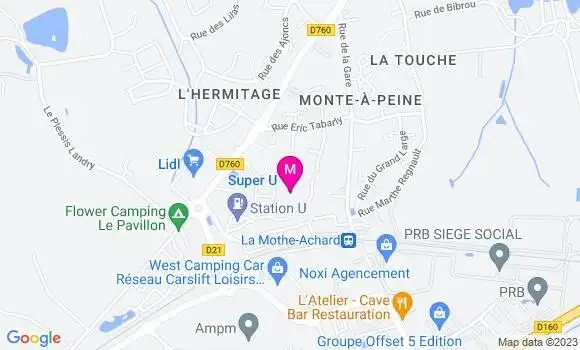 Localisation Super U