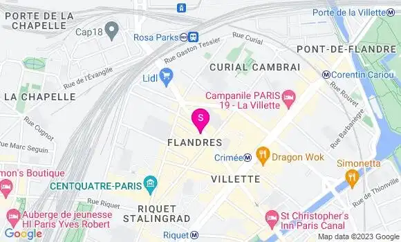 Localisation Relais Paris Crimée