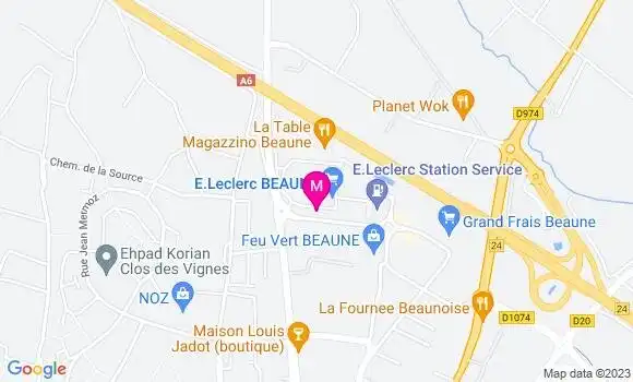 Localisation Station Leclerc