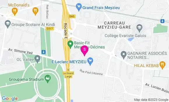 Localisation Station Leclerc