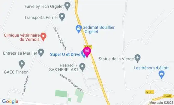 Localisation Super U