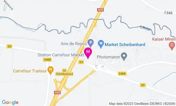 Localisation Carrefour Market