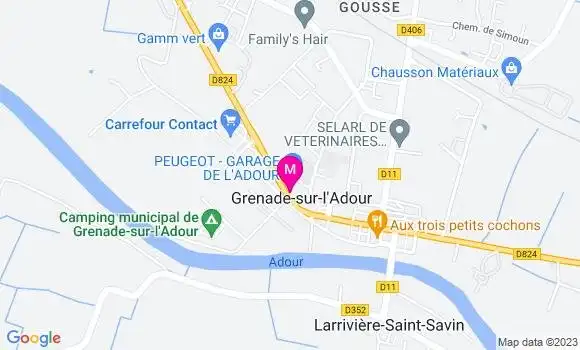 Localisation Carrefour Contact