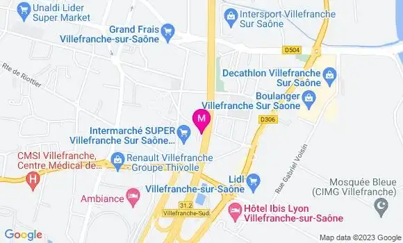 Localisation Station Intermarché