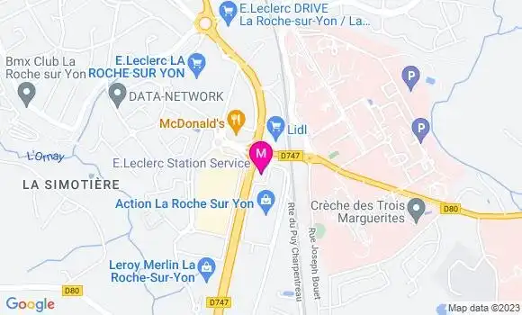 Localisation Station Leclerc