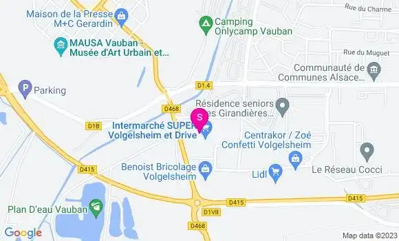 Localisation Intermarché Station