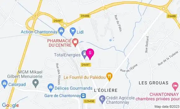 Localisation TotalEnergies