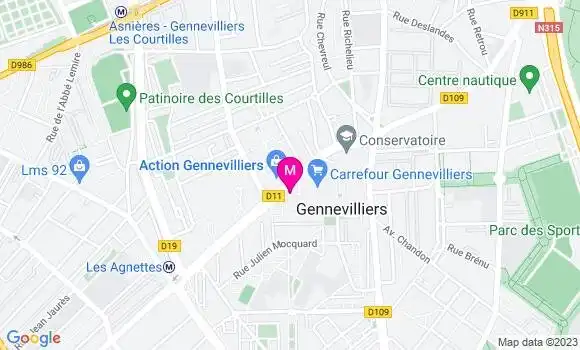 Localisation Station Carrefour