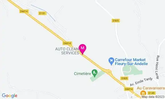 Localisation Carrefour Market