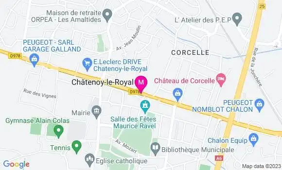 Localisation Carrefour Market
