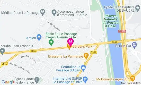 Localisation Géant Casino