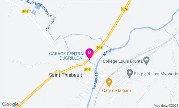Localisation Garage Central Dugrillon