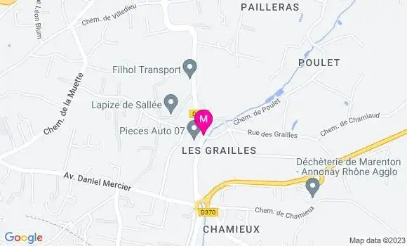 Localisation Station Brossier Energies